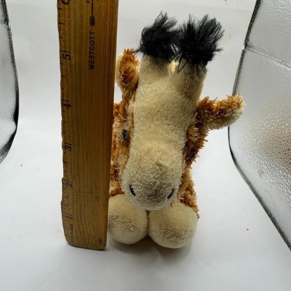 Plush Giraffe Stuffed Animal Toy - Brown and Cream